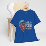 Monkey face A Hipster In Someone Royal Color Tshirt For Unisex Heavy Cotton Tee