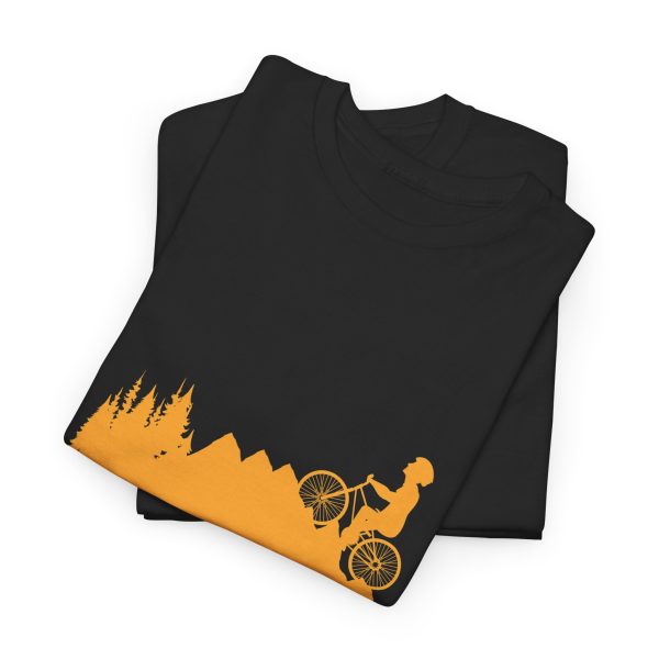 Bicycle Black Color T-Shirt For Unisex Heavy Cotton Tee