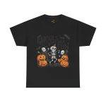 Halloween Ghouls Just Wanna Have Fun Back Color T-Shirt For Unisex Heavy Cotton Tee