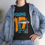 Young Strength Team 1917 Black Color T-Shirt For Unisex Heavy Cotton Tee