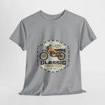 Classic Motorcycle Unisex Heavy Cotton Tee - Perfect for Bike Lovers