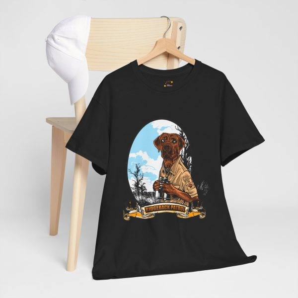 Rugged Adventure Dog Tee - Unisex Heavy Cotton T-Shirt with Outdoor Vibe