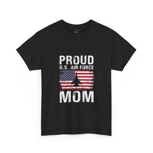 Proud U.S. Air Force Mom Unisex Heavy Cotton Tee