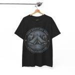 TENT ROPES MY NEW CAMPING HAZARD Black Color T-Shirt For Unisex Heavy Cotton Tee