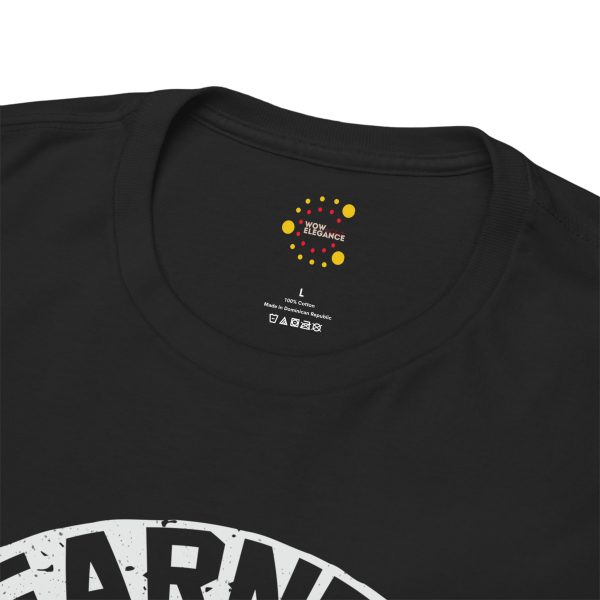 Earned not given gym black color Tshirt For Unisex Heavy Cotton Tee