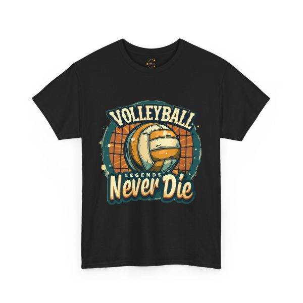 Volleyball Legends Never Die Unisex Heavy Cotton Tee