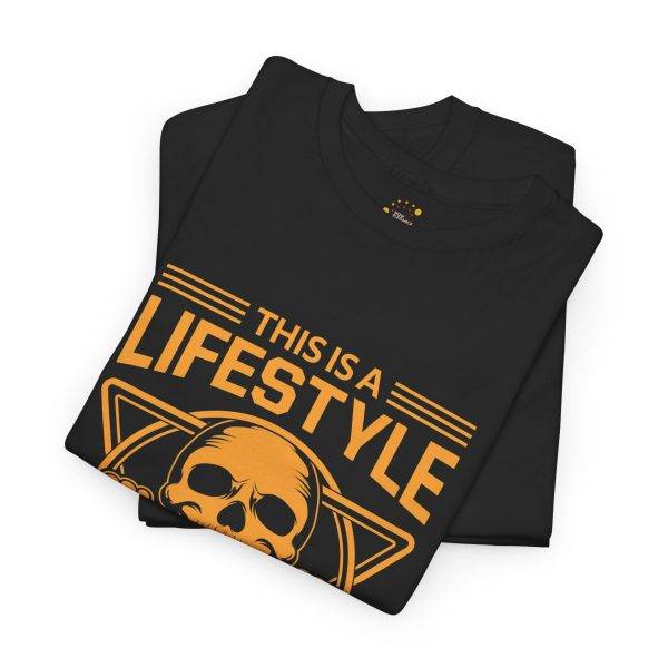 Men's Skull GYM Lifestyle Tee - 'This is a Lifestyle, There is No Finish Line' Men's Skull GYM Lifestyle Tee - 'This is a Lifestyle, There is No Finish Line'