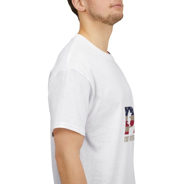 Patriotic Papa Unisex Heavy Cotton Tee - The Veteran, The Myth, The Legend