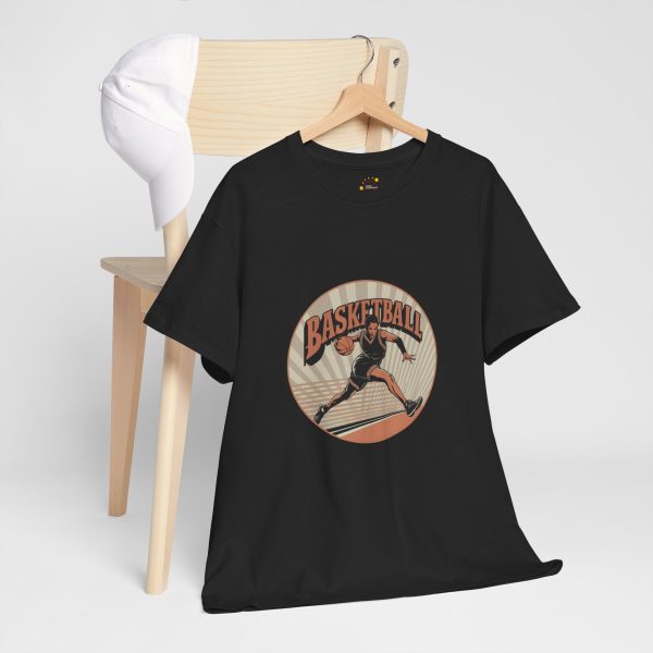 Vintage Basketball Unisex Heavy Cotton Tee - Perfect for Sports Fans