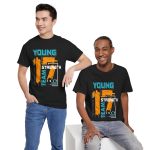 Young Strength Team 1917 Black Color T-Shirt For Unisex Heavy Cotton Tee