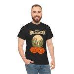 Happy Halloween Black Color T-Shirt For Unisex Heavy Cotton Tee