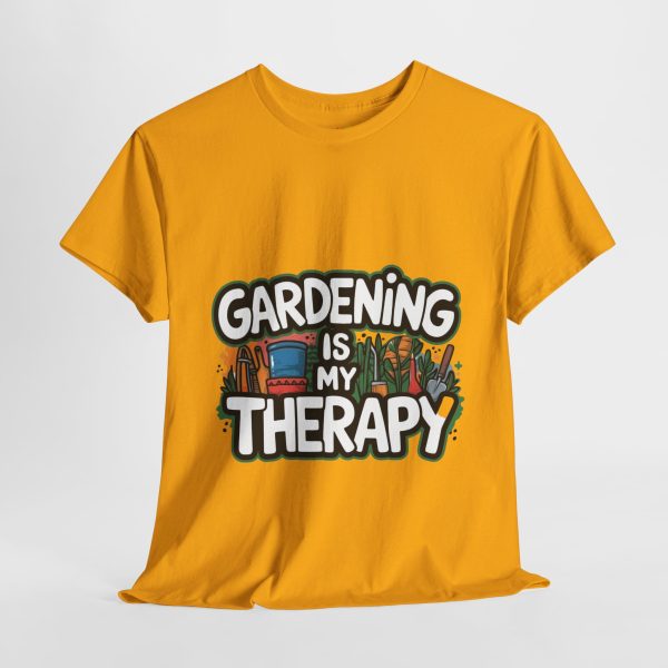 Gardening is My Therapy Unisex Heavy Cotton Tee - Perfect for Garden Lovers