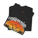 California Summer Beach Unisex Heavy Cotton Tee
