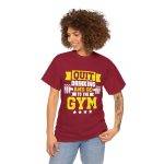 Motivational Gym Tee - Quit Drinking and Go to the Gym
