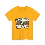 Gardening is My Therapy Unisex Heavy Cotton Tee - Perfect for Garden Lovers