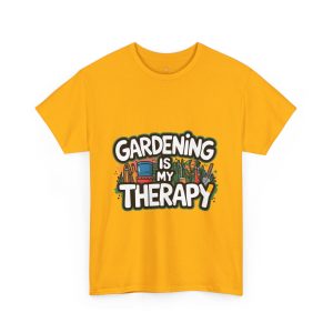Gardening is My Therapy Unisex Heavy Cotton Tee - Perfect for Garden Lovers