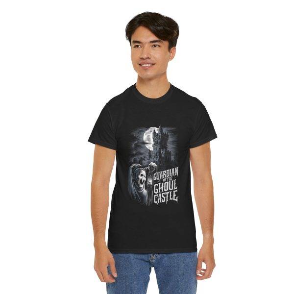 Halloween GUARDIAN OF THE GHOUL CASTLE Black Color T-Shirt For Unisex Heavy Cotton Tee Halloween GUARDIAN OF THE GHOUL CASTLE Black Color T-Shirt For Unisex Heavy Cotton Tee