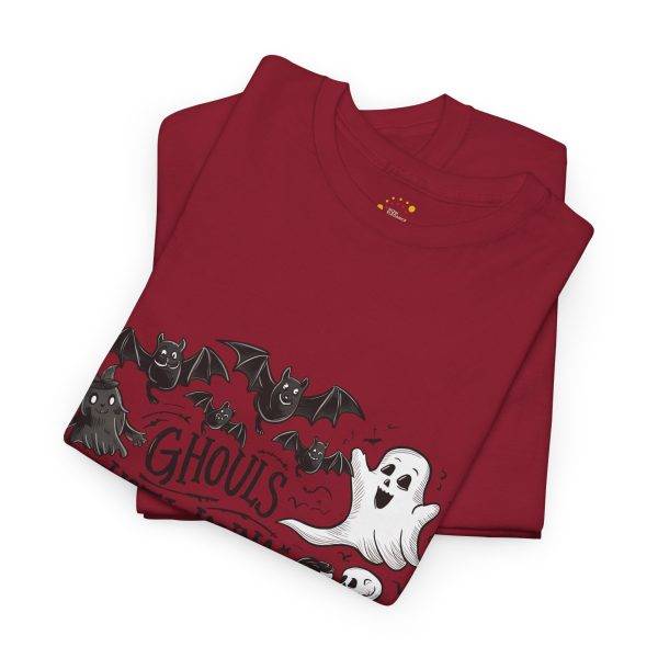 Halloween Ghouls Just Wanna Fun Cardinal Red Color T-Shirt For Unisex Heavy Cotton Tee