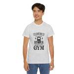 Motivational Gym Tee - "A Bad Day Can Be Made Better by Going to the Gym" Unisex Heavy Cotton T-Shirt
