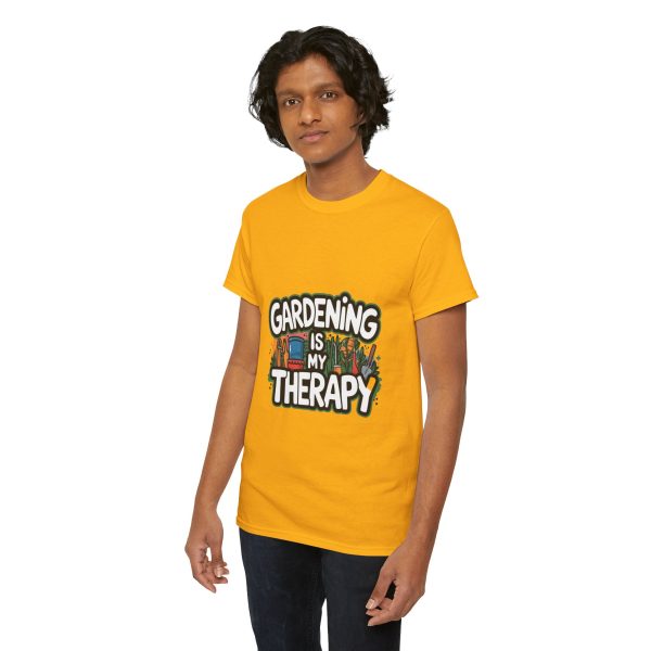Gardening is My Therapy Unisex Heavy Cotton Tee - Perfect for Garden Lovers