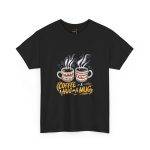 Coffee Lovers Unisex Heavy Cotton Tee - 'Coffee: A Hug in a Mug' Design