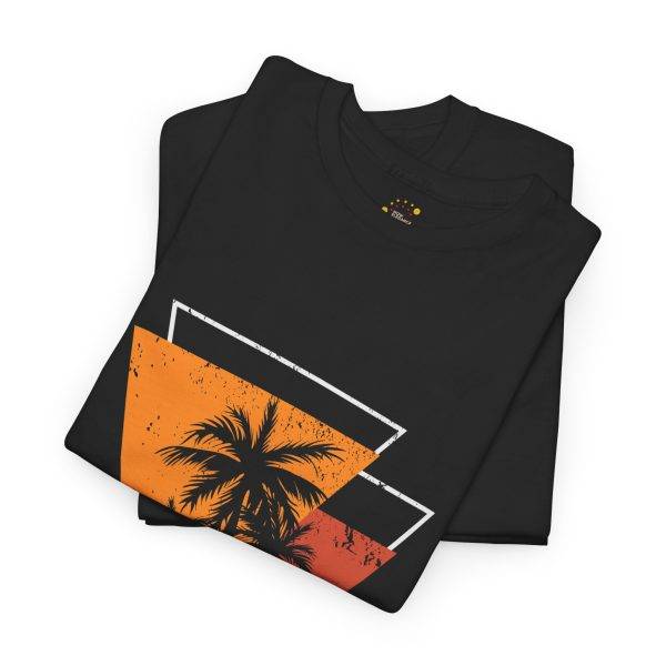 Summer Palm Black Color T-Shirt For Unisex Heavy Cotton Tee Summer Palm Black Color T-Shirt For Unisex Heavy Cotton Tee