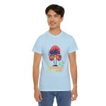 Summer Time Light Blue Color T-Shirt For Unisex Heavy Cotton Tee