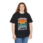 California Summer Beach Unisex Heavy Cotton Tee