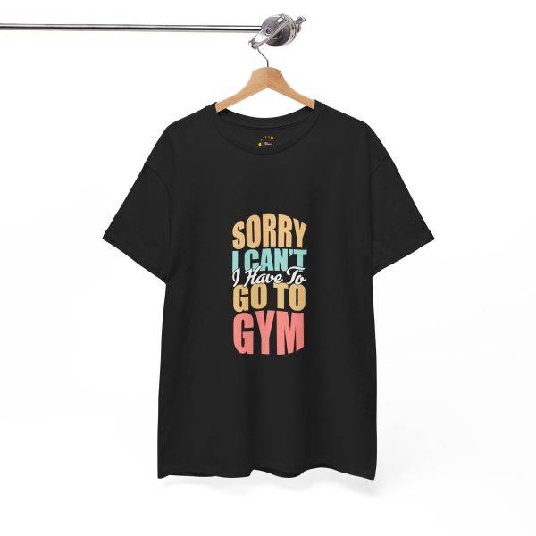 Funny Gym Apology Tee - Unisex Heavy Cotton T-Shirt