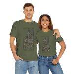 American Veteran Military Green Color T-Shirt For Unisex Heavy Cotton Tee