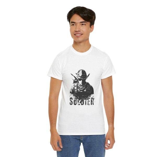 Soldier White Color T-Shirt For Men