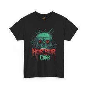 Halloween Horror In The Core Black Color T-Shirt For Unisex Heavy Cotton Tee