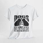 Dog Lovers Unisex Heavy Cotton Tee - "Dogs Do Speak But Only To Those Who Know How To Listen"