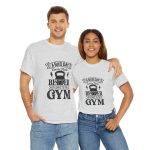 Motivational Gym Tee - "A Bad Day Can Be Made Better by Going to the Gym" Unisex Heavy Cotton T-Shirt
