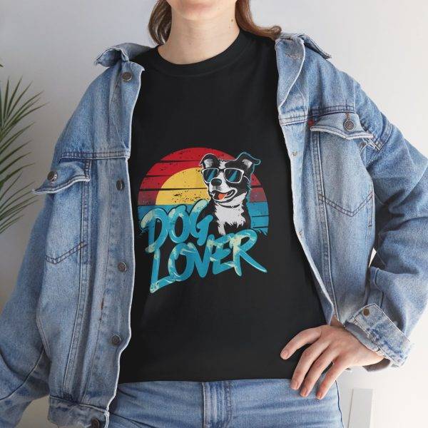 Retro Dog Lover Unisex Heavy Cotton Tee - Perfect for Pet Enthusiasts!