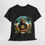Chill Vibes Bear Unisex Tee - Relaxed Cotton T-Shirt for Summer Fun Chill Vibes Bear Unisex Tee - Relaxed Cotton T-Shirt for Summer Fun