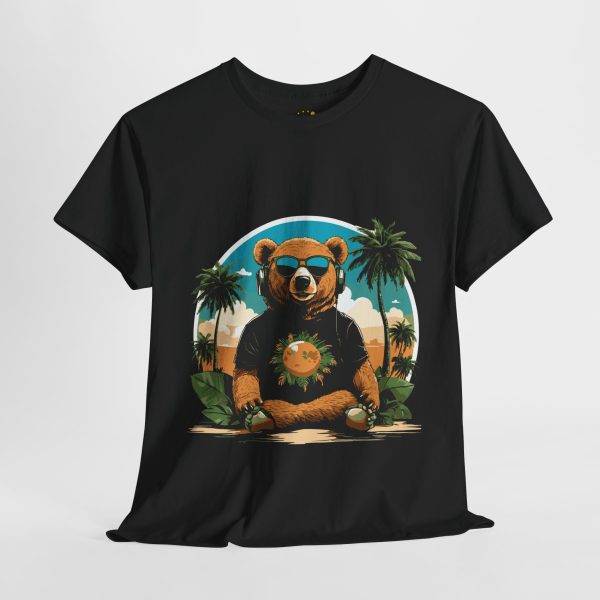 Chill Vibes Bear Unisex Tee - Relaxed Cotton T-Shirt for Summer Fun Chill Vibes Bear Unisex Tee - Relaxed Cotton T-Shirt for Summer Fun