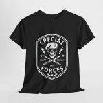 SPECIAL FORCES SILENT DEADLY 1979 Black Color T-Shirt For Unisex Heavy Cotton Tee