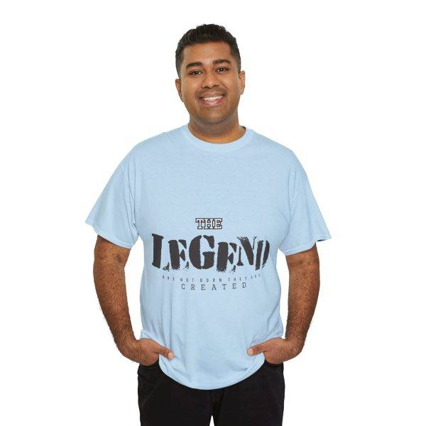 The Legend Blue Color T-Shirt For Unisex Heavy Cotton Tee