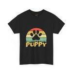 Puppy Unisex Heavy Cotton Dog Tee - Happiness is a Warm Puppy Graphic Tee