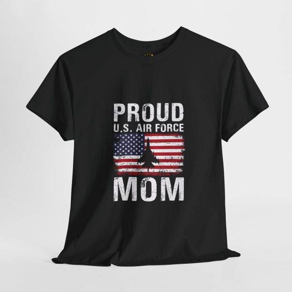 Proud U.S. Air Force Mom Unisex Heavy Cotton Tee