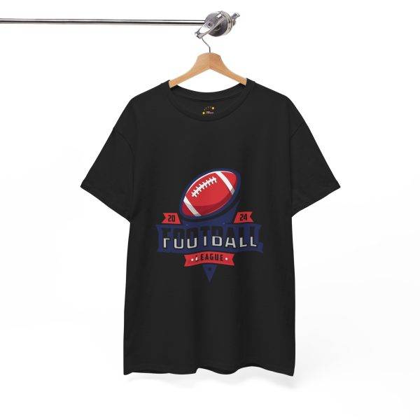 Football Black Color T-Shirt For Unisex Heavy Cotton Tee Football Black Color T-Shirt For Unisex Heavy Cotton Tee