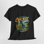 Sport Cricket Hit Like A Pro Black Color T-Shirt For Unisex Heavy Cotton Tee Sport Cricket Hit Like A Pro Black Color T-Shirt For Unisex Heavy Cotton Tee