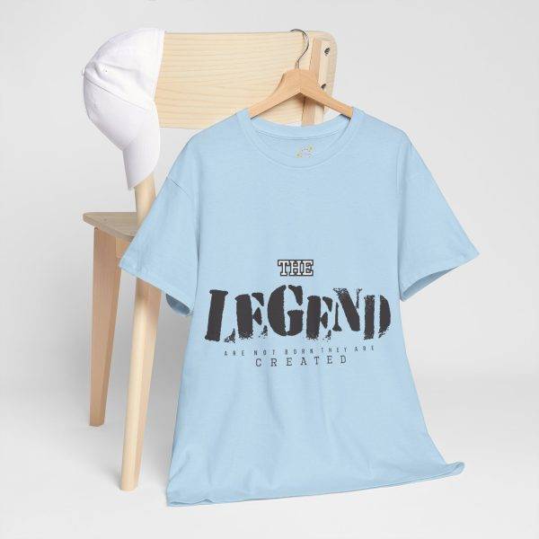 The Legend Blue Color T-Shirt For Unisex Heavy Cotton Tee