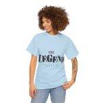 The Legend Blue Color T-Shirt For Unisex Heavy Cotton Tee
