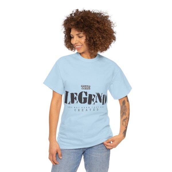 The Legend Blue Color T-Shirt For Unisex Heavy Cotton Tee