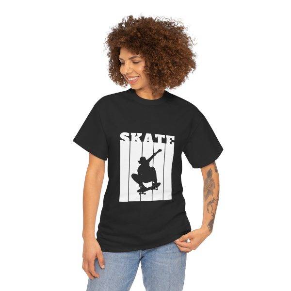 Skate Black Color T-Shirt For Unisex Tee