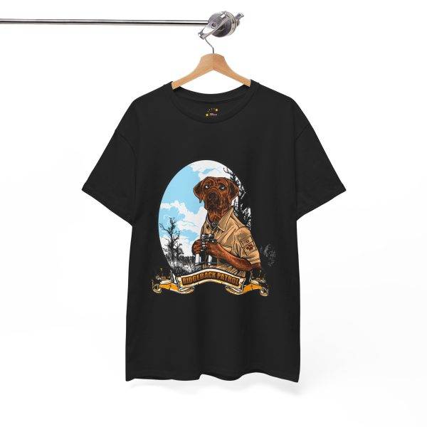 Rugged Adventure Dog Tee - Unisex Heavy Cotton T-Shirt with Outdoor Vibe