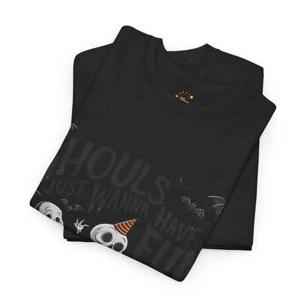 Halloween Ghouls Just Wanna Have Fun Back Color T-Shirt For Unisex Heavy Cotton Tee