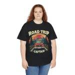 Road Trip Caption Black Color T-Shirt For Unisex Heavy Cotton Tee Road Trip Caption Black Color T-Shirt For Unisex Heavy Cotton Tee